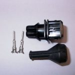 Spridarkontakt 2 polig hane