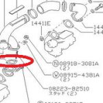 Nissan RB26 twinturborör / outlet packning