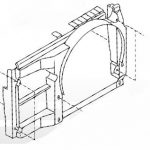 Nissan R34 GTR fläktkåpa