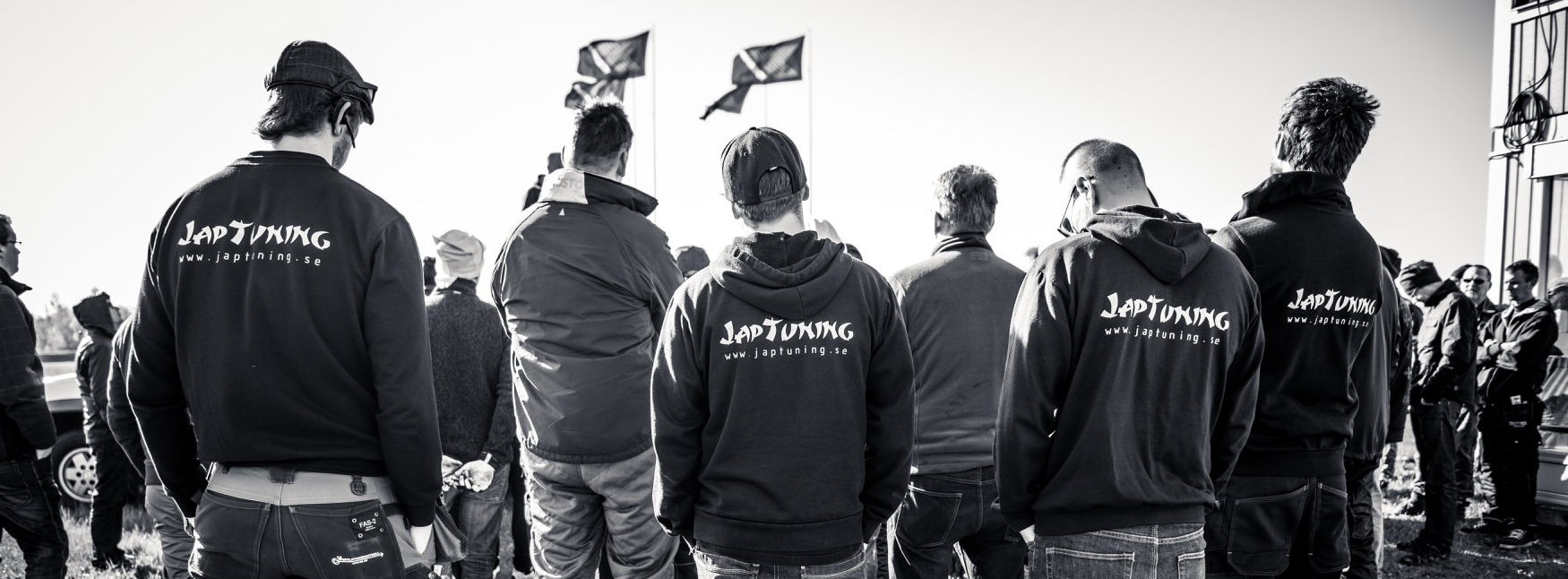 JapTunings team vid en tävling