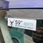 59°North Wheels slap sticker