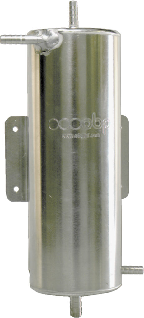 2 Litre Bulkhead Mount Fuel Swirl Pot
