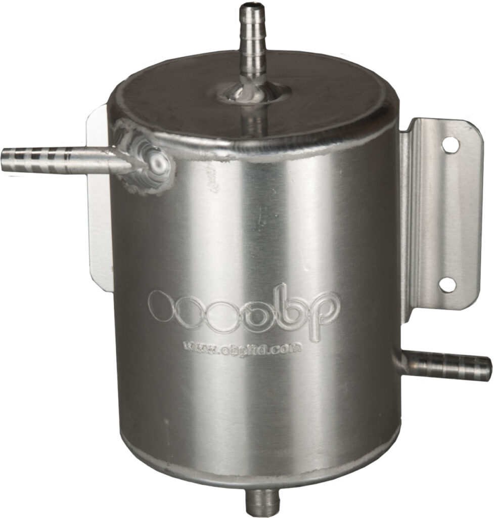 1 Litre Bulkhead Mount Fuel Swirl Pot