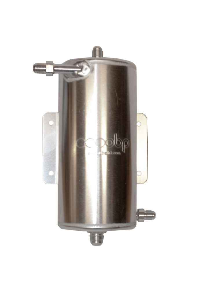 1.5 Litre Bulkhead Mount Fuel Swirl Pot with JIC Fittings