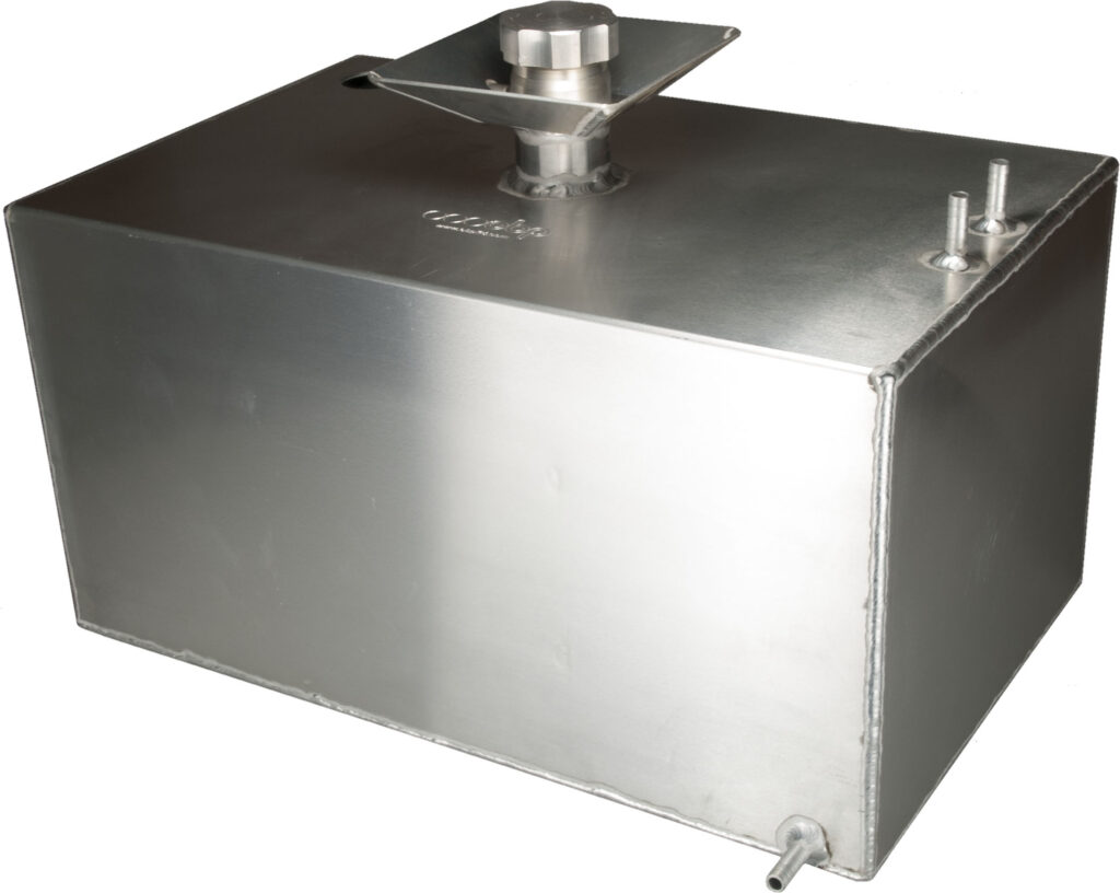 8 Gallon Aluminium Baffled Fuel Tank with 50mm Splash Bowl and Sender Hole