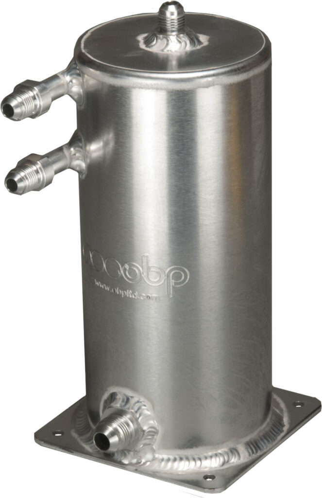 1.5 Litre Base Mount Fuel Swirl Pot with JIC Fittings
