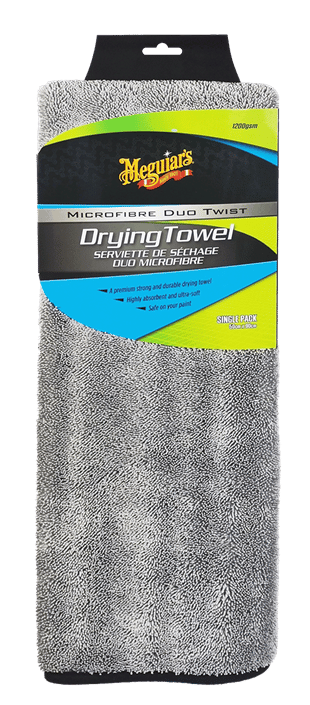 Duo twist drying towel
