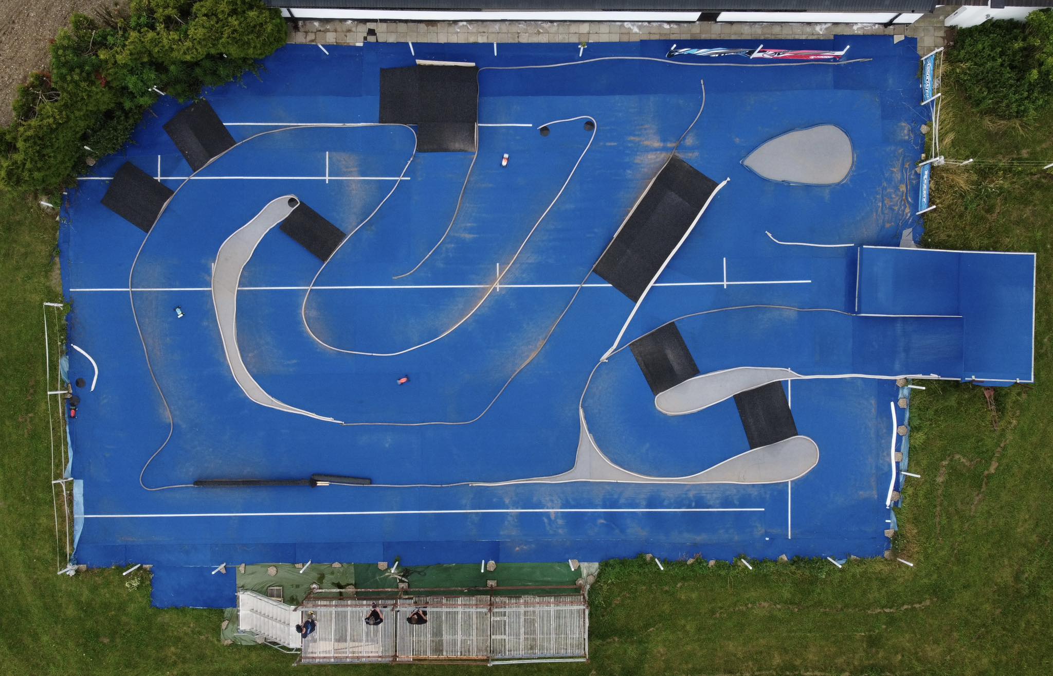 Storm Raceway sedd från luften
